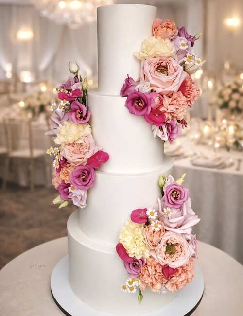 Fleurs colorées
